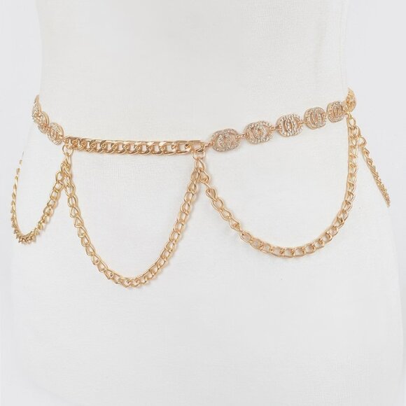 Chain Belt W/ Stone